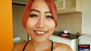 Big butt Thai amateur cutie blowjob and good fucking